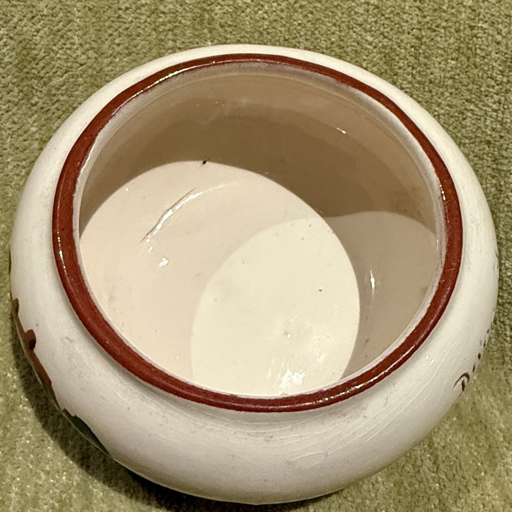 Vintage Dartmouth Pottery Motto Ware Cottage Ware Small Sugar Hand Made England - Picture 7 of 8